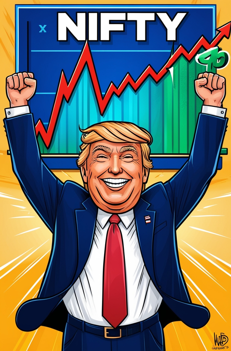 Trump election impact on Nifty:  Kaunse Levels Tak Pahunch Sakta Hai Nifty?